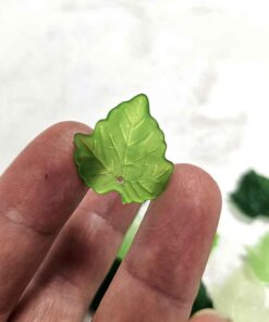 glass leaves for craft