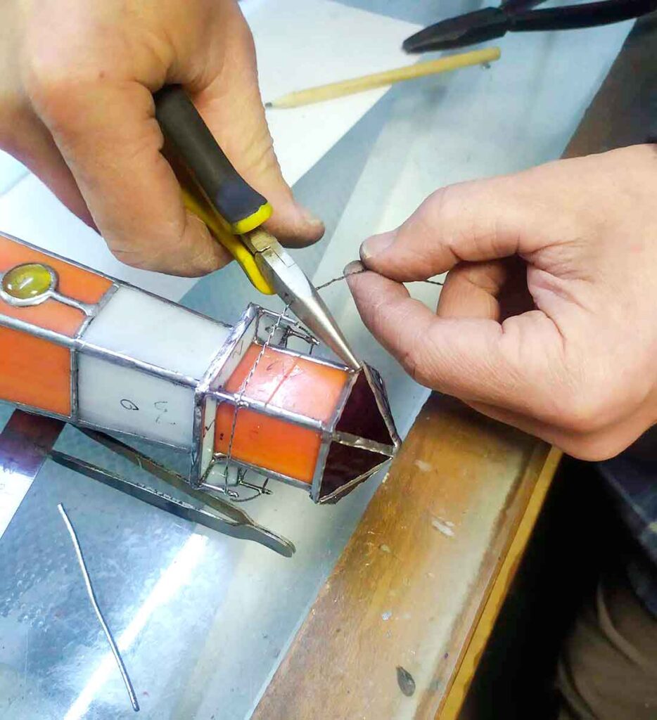 manufacturing of the lighthouse observation deck fence