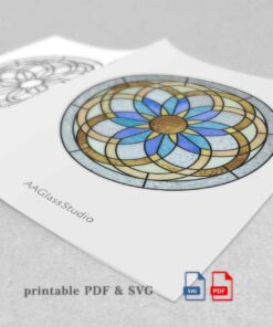 stained glass geometric