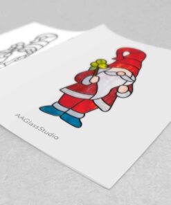 stained glass patterns Christmas ornaments