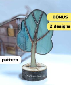 stained glass tree bonus pattern