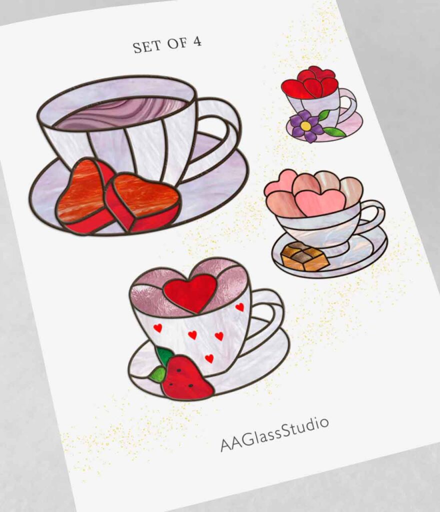 Kitchen Stained Glass Patterns – Easy Creations - window decor