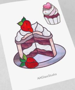 Romantic Stained Glass – Heartwarming Gifts - window decor