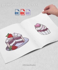 Alternative view of Romantic Stained Glass – Heartwarming Gifts