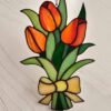 Exquisite Stained Glass Tulips – Perfect Women’s Gift Idea - window decor