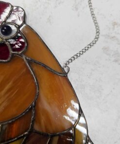 stained glass chicken fragment