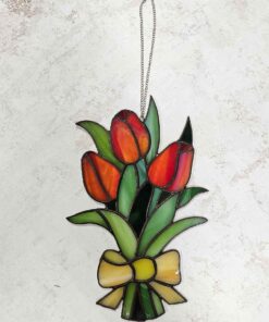 stained glass tulip