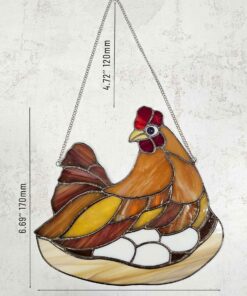 tiffany stained glass chicken