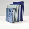 Exquisite 3D Stained Glass Books: Radiant Home Treasure - table decor