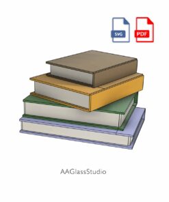 Alternative view of Exquisite 3D Stained Glass Books: Radiant Home Treasure