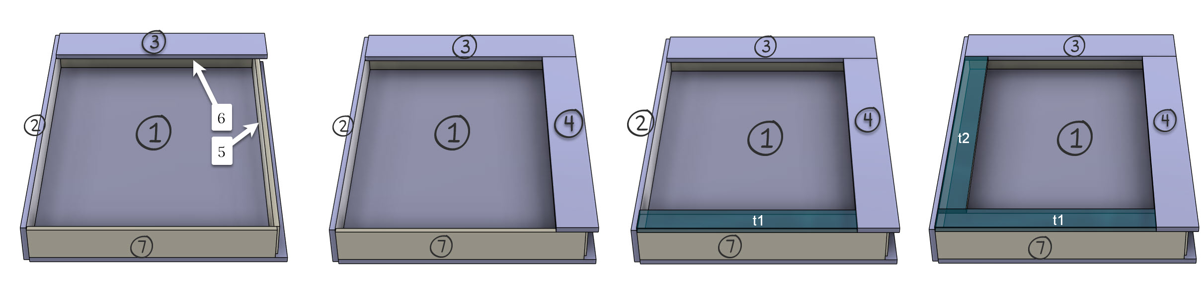 Assembly sequence for Book 1