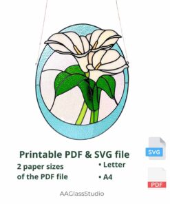 calla lily printable pdf