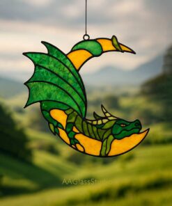 dragon moon suncatcher