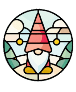 Gnome Stained Glass Patterns