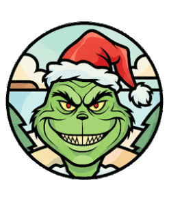 Stained Glass Grinch Patterns