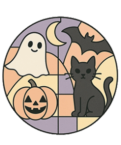 Halloween Stained Glass Patterns
