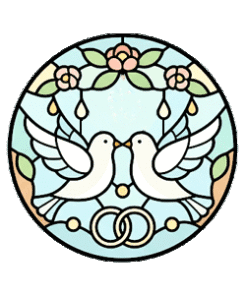 Stained Glass Wedding Patterns