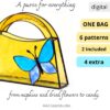 3D Stained Glass Purse Patterns: 6 Radiant Suncatcher Designs - window decor