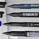 Permanent markers for marking stained glass