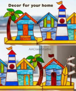 beach stained glass patterns
