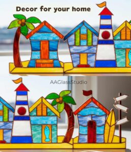 beach stained glass patterns