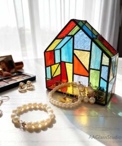 stained glass terrarium