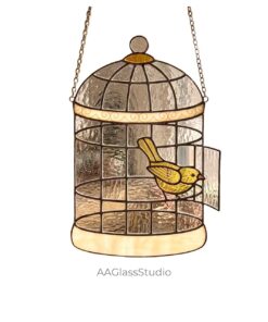 stained glass bird ornaments: Stained Glass Bird Ornaments: Free Bird!
