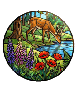 Nature Stained Glass Patterns