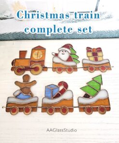 Stained Glass Christmas Train Set - Image 12